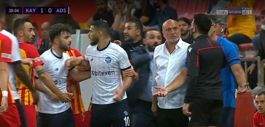 Younes Belhanda, Hikmet Karaman'ı adeta çıldırttı! İşte o anlar...