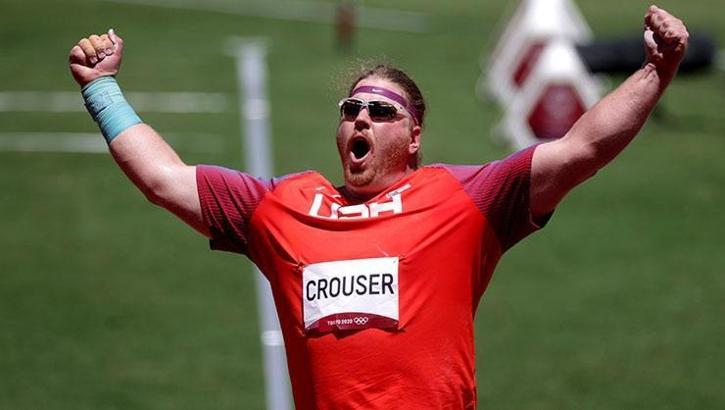 Erkekler gülle atmada ABD'li Crouser olimpiyat rekoru kırarak şampiyon oldu