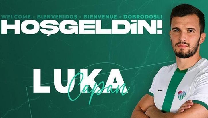 Bursaspor'un ilk yabancı transferi Luka Capan