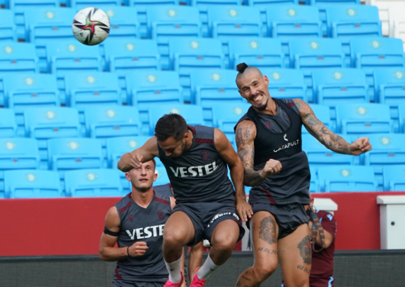 Trabzonspor, Molde maçının hazırlıklarını sürdürdü