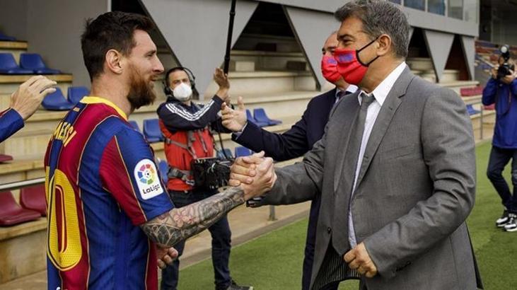 Joan Laporta'dan Messi açıklaması
