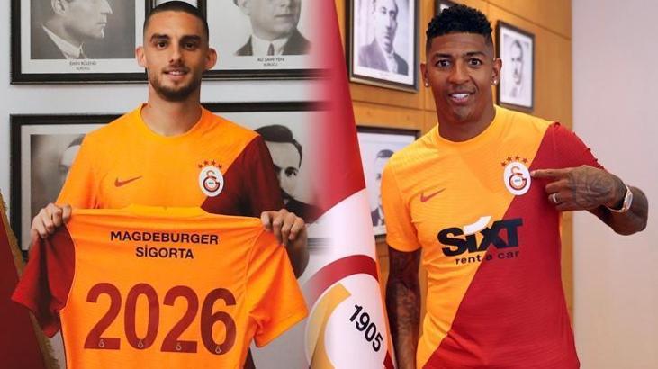 Son dakika | Galatasaray'da iki transferin lisansı çıktı