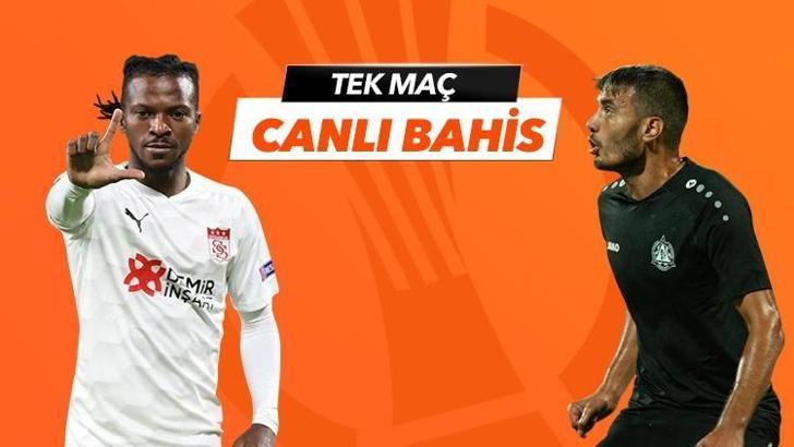 Sivasspor - Petrocub maçı iddaa oranları! Heyecan misli.com'da