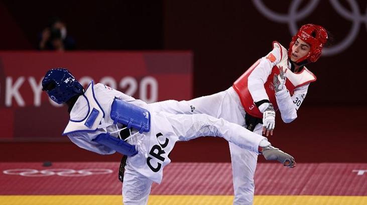 Milli tekvandocu Hatice Kübra İlgün Tokyo Olimpiyatları'nda çeyrek finalde