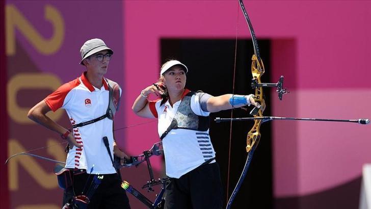 Mete Gazoz-Yasemin Ecem Anagöz ikilisi, karışık takımda Tokyo 2020'yi 4. tamamladı