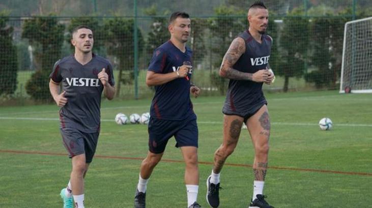 Trabzonspor'da Hamsik, Uğurcan ve Abdülkadir idmanda