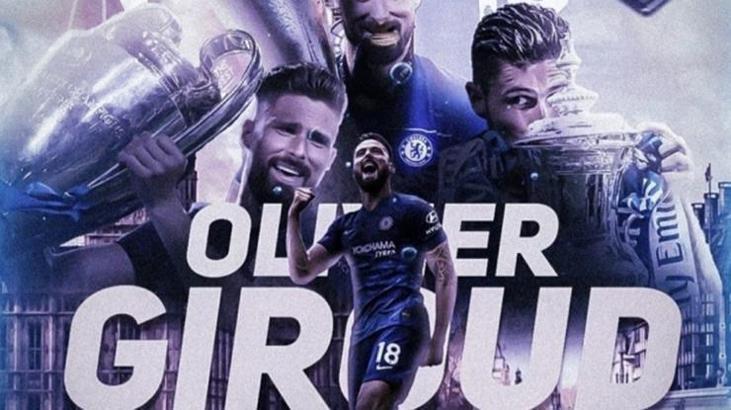 Milan ile anlaşan Giroud, Chelsea'ye veda etti