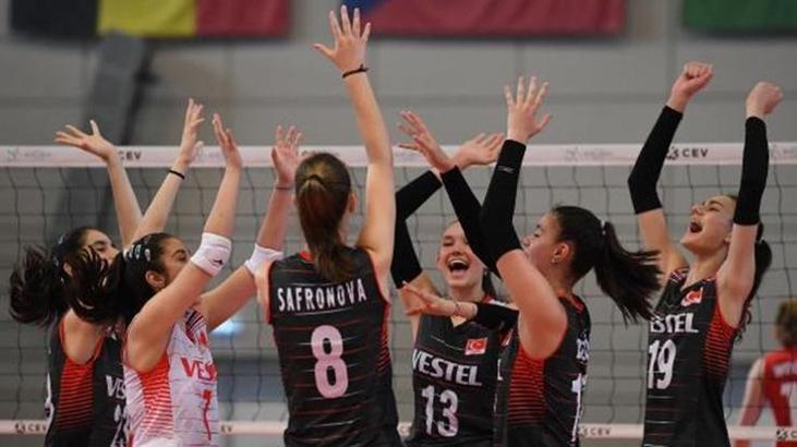 U16 Kız Voleybol Milli Takımı, Avrupa Şampiyonası yarı finalinde