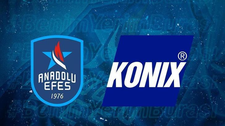 Anadolu Efes'e KONIX desteği sürecek