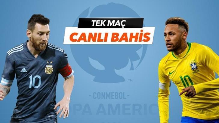 Arjantin - Brezilya maçı iddaa oranları! Heyecan misli.com