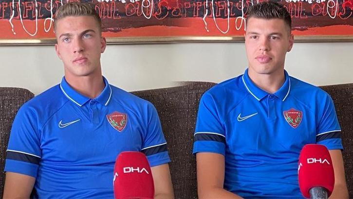 Hatayspor'un yeni transferleri Bertuğ Yıldırım ve Fatih Kuruçuk'tan açıklamalar