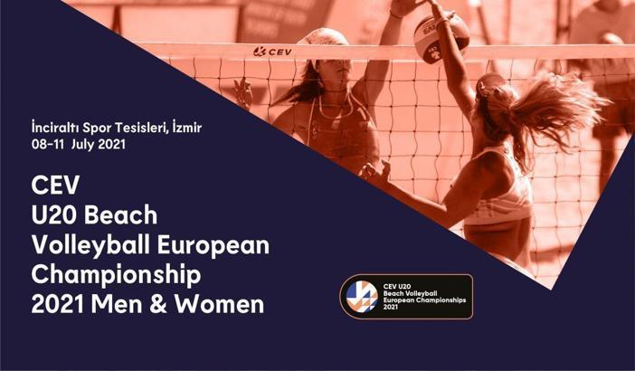 CEV U20 Plaj Voleybolu Avrupa Şampiyonası İzmir'de başlıyor