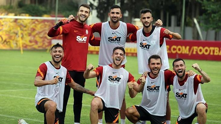 Galatasaray'da neşeli idman