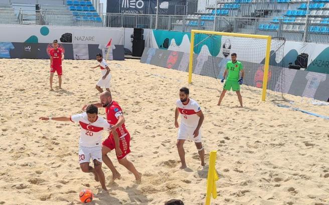 Plaj Futbolu Milli Takımı, Belarus'a 8-2 kaybetti