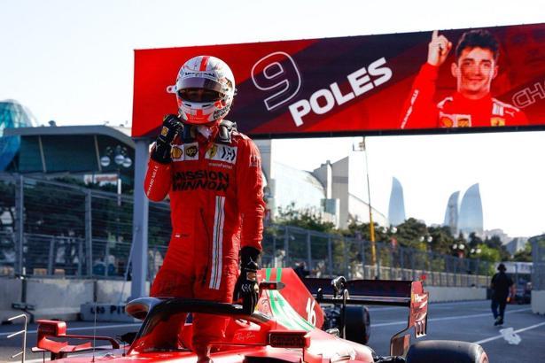 F1 Azerbaycan Grand Prix'sinde pole pozisyonu Leclerc'in