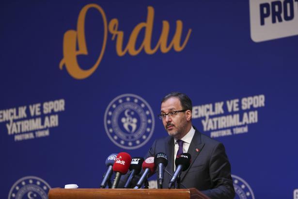 Bakan Kasapoğlu, Ordu'ya yapılacak yatırımları açıkladı