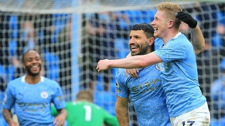 Agüero Manchester City'de son maçında rekor kırdı