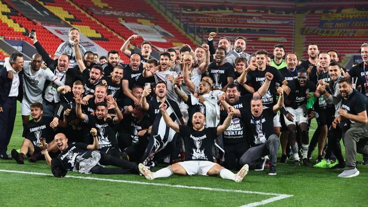 Şampiyon Beşiktaş'ta keyifler yerinde