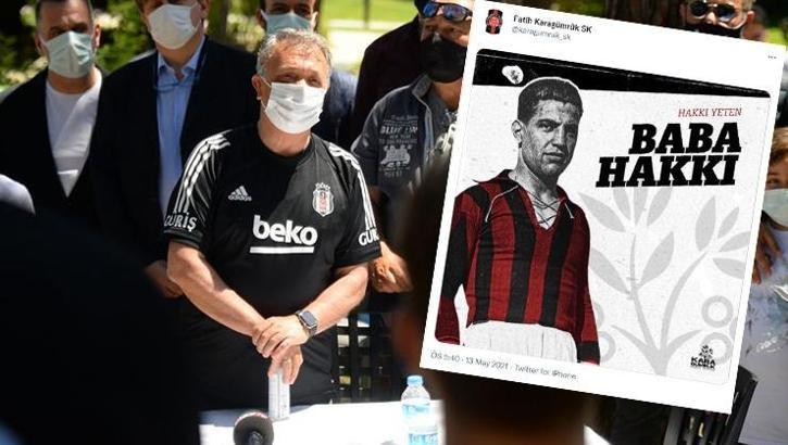 Karagümrük'ten Beşiktaş'a 'Baba Hakkı' ile cevap!