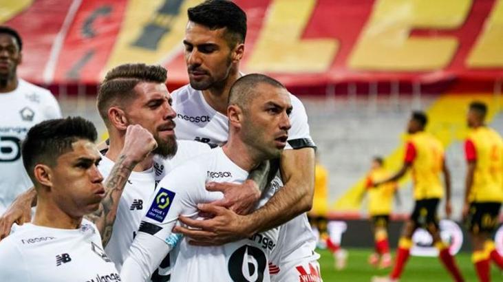 ÖZET | Lens - Lille maçı sonucu: 0-3 | Burak Yılmaz'dan iki gol...