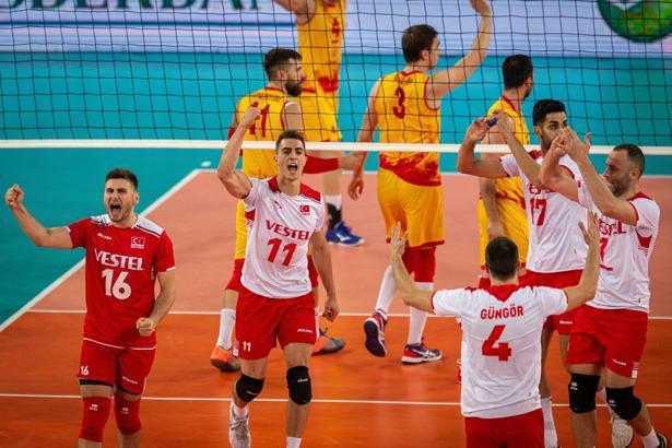 A Milli Erkek Voleybol Takımımız'dan ilk zafer