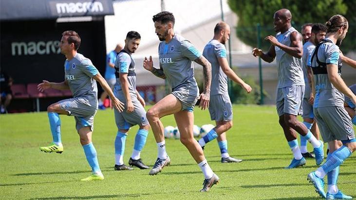 Trabzonspor'da Onazi ve Kamil Ahmet takımla çalıştı