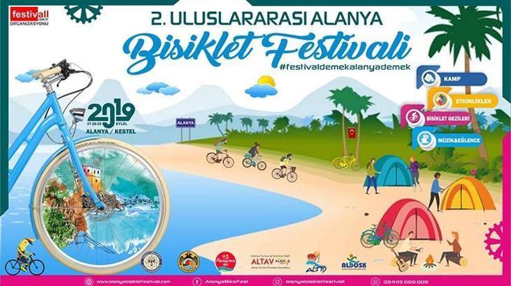 Alanya'da Bisiklet Festivali hazırlıkları