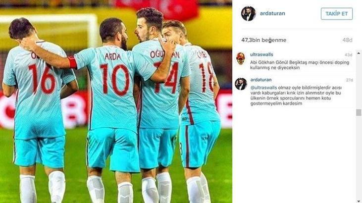 Arda Turan'dan Gökhan Gönül yorumu