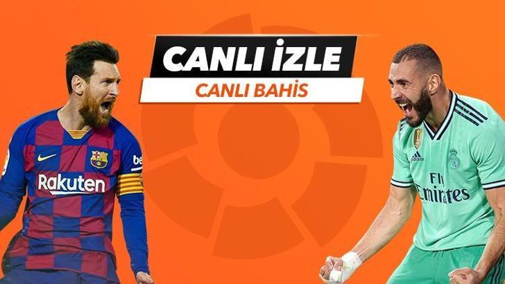 Barcelona - Real Madrid maçı iddaa oranları! Heyecan misli.com'da