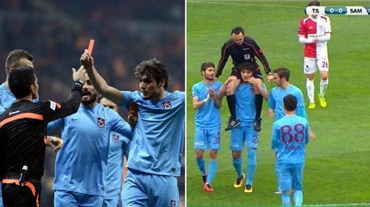 Salih Dursun bu sefer de hakemi omuzlarına aldı
