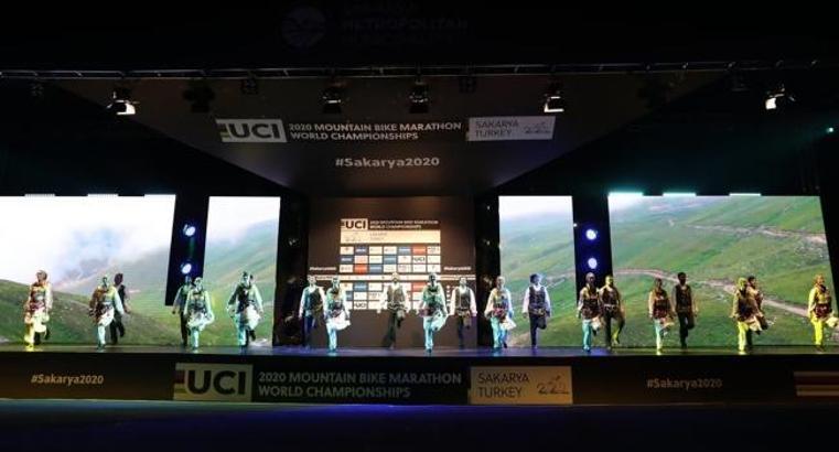 2020 Dağ Bisikleti Maraton Dünya Şampiyonası açılış seremonisi yapıldı