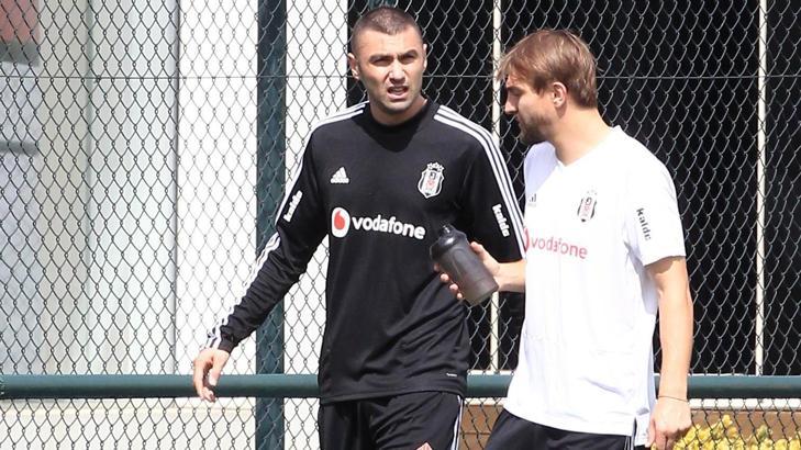 Beşiktaş'ta Caner Erkin, takımla çalıştı