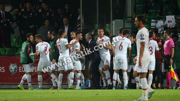 A Milli Futbol Takımımız, avantajı kaptı
