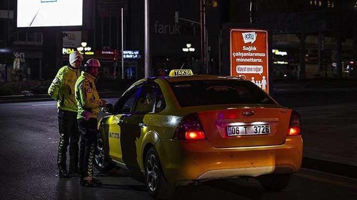 Ankara'da plaka sınırlama uygulamasını ihlal eden taksiciye ceza kesildi