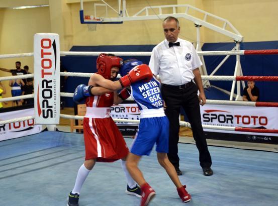 Minik boksörler madalya için ringe çıktı