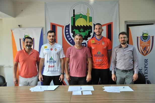 İnegöl Belediyespor'dan çifte imza