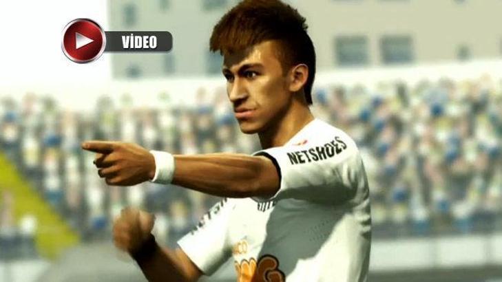 PES 2013'te Neymar'dan dans şov