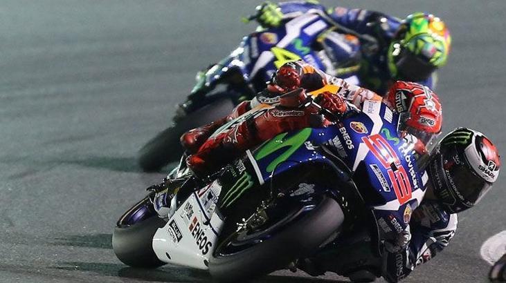 MotoGP'de sezonun ilk zaferi Lorenzo'dan