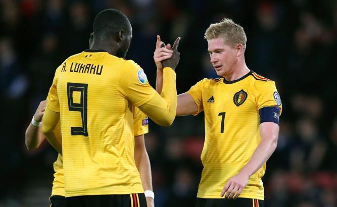Kevin de Bruyne şov yaptı, Belçika rahat kazandı!