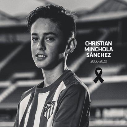 Atletico Madrid'in 14 yaşındaki futbolcusu Christian Minchola hayatını kaybetti