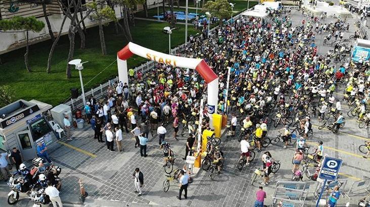 Yüzlerce bisikletli Üsküdar'dan Beykoz'a pedal çevirdi