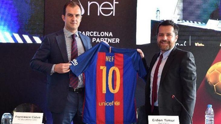 Nef Barcelona ile sponsorluk anlaşması imzaladı