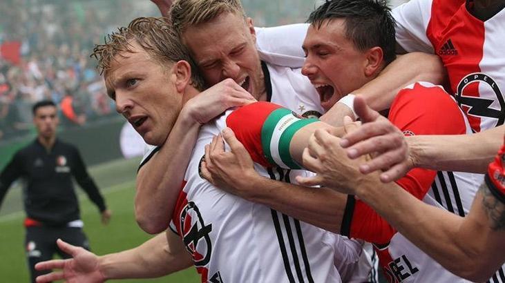 Hollanda'da Kuyt, Feyenoord'u şampiyon yaptı: 3-1
