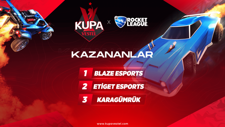 Kupa Vestel Rocket League turnuvasında şampiyon belli oldu