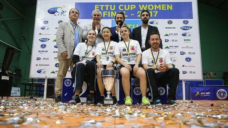 ETTU Cup'ta şampiyon Bursa BŞB