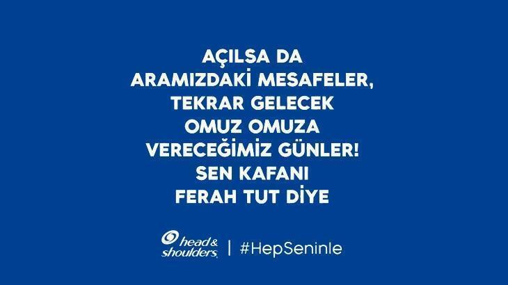 Evde kalmanın öneminin vurgulandığı bu dönemde evde kalmaya destek : #HepSeninle