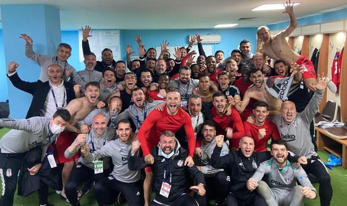 Beşiktaş'tan Rize'de zafer pozu!