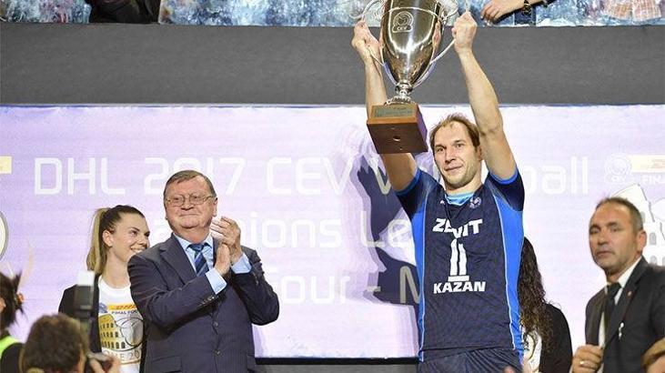 Voleybolda Zenit Kazan şampiyon oldu