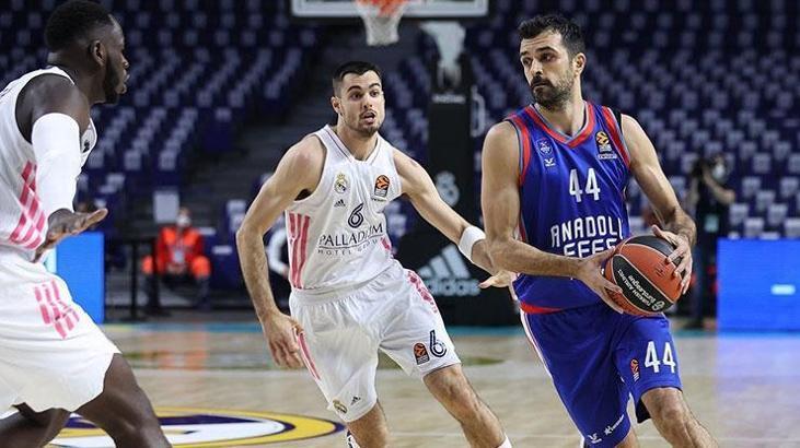 (ÖZET) Real Madrid - Anadolu Efes maç sonucu: 80 - 76