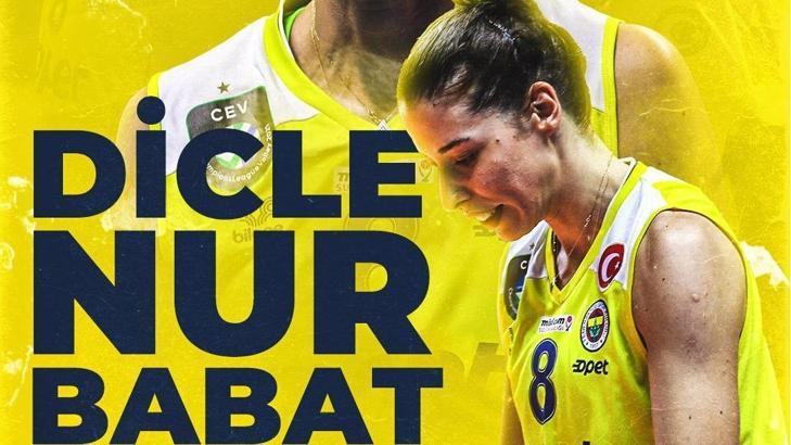 Fenerbahçe'de voleybolcu Dicle Nur Babat'ın sözleşmesi uzatıldı